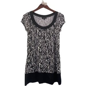 Express Dress with Pockets, Black and White, Small